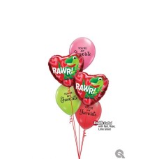 Bukiet 1655 You're My Favorite Friendosauraus! Qualatex #16672-2 97145-3 48955-2 45712